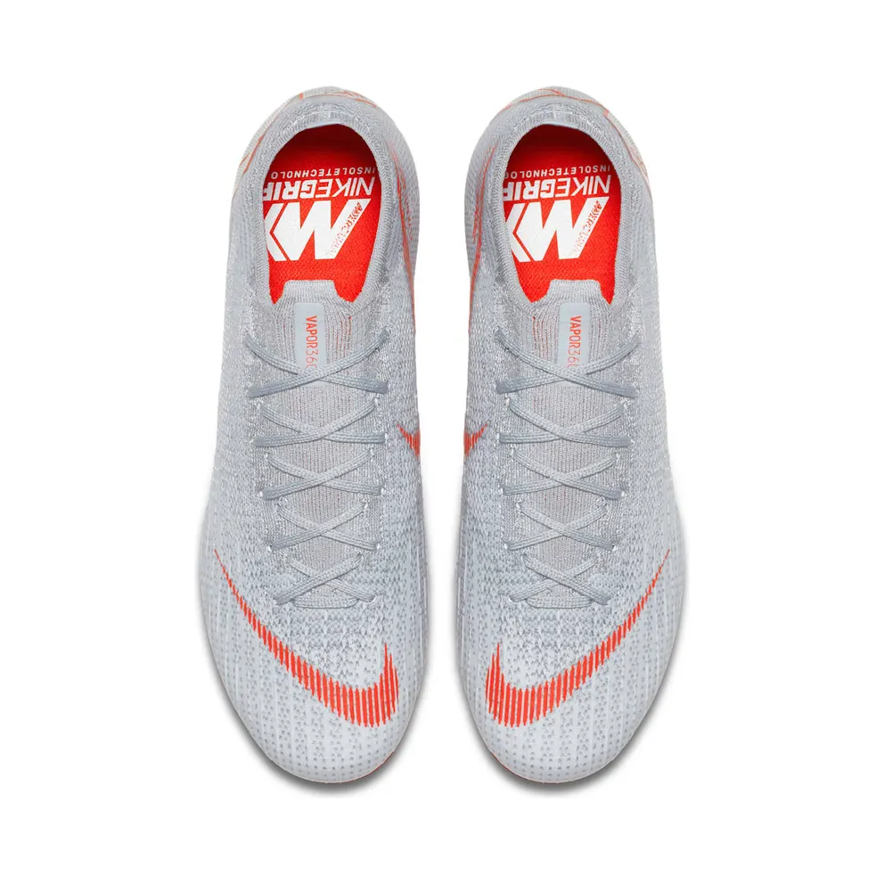 Nike Vapor 12 Elite FG Wolf Grey Crimson (AH7380-060)