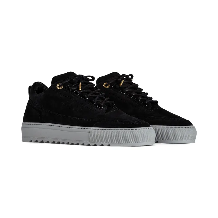 Mason Garments Firenze Suede Black/Cement (FW20-7D)