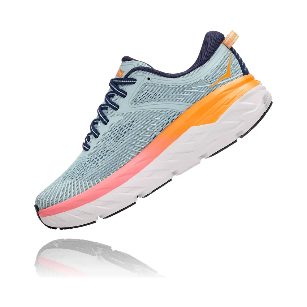 Hoka One Bondi 7 Blue Haze Orange Pink (1110519-BHBI)