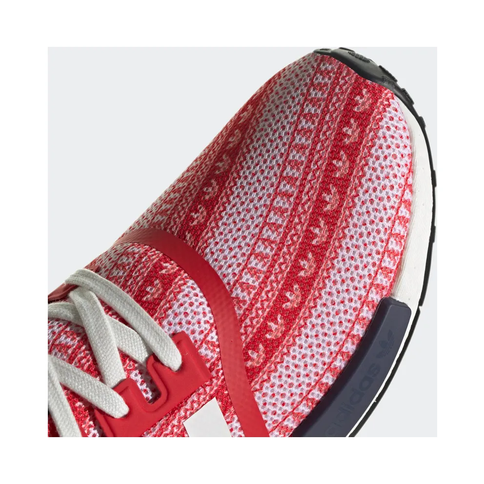 Adidas NMD_R1 Christmas Cloud White / Vivid Red / Shadow Navy (GZ4712)