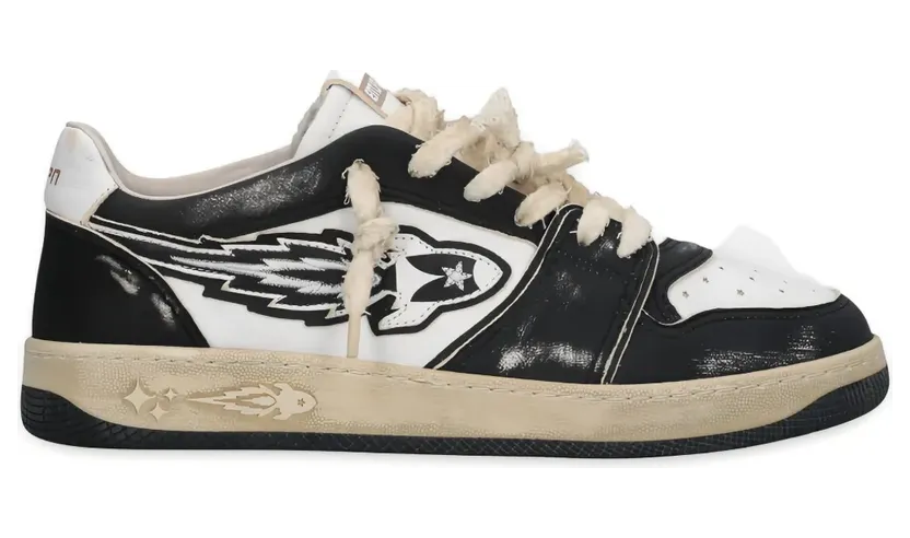 Enterprise Japan Egg Rocket low-top met grafische print “Black” (BG5003PX674S3752)