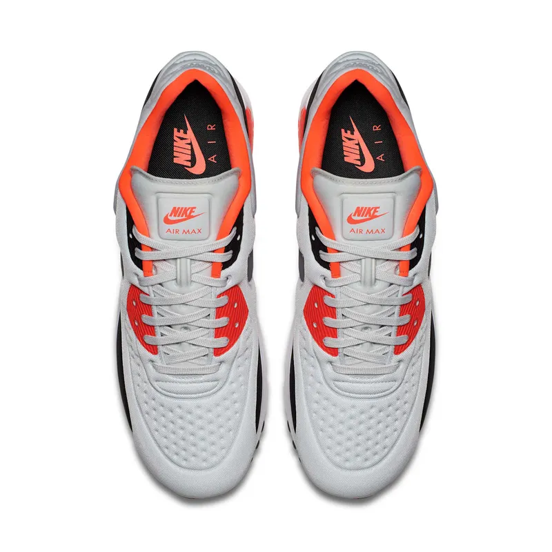 Nike Air Max 90 Ultra Infared Pure Platinum/Bright Crimson-Cool Grey-Neutral Grey (845039-006)