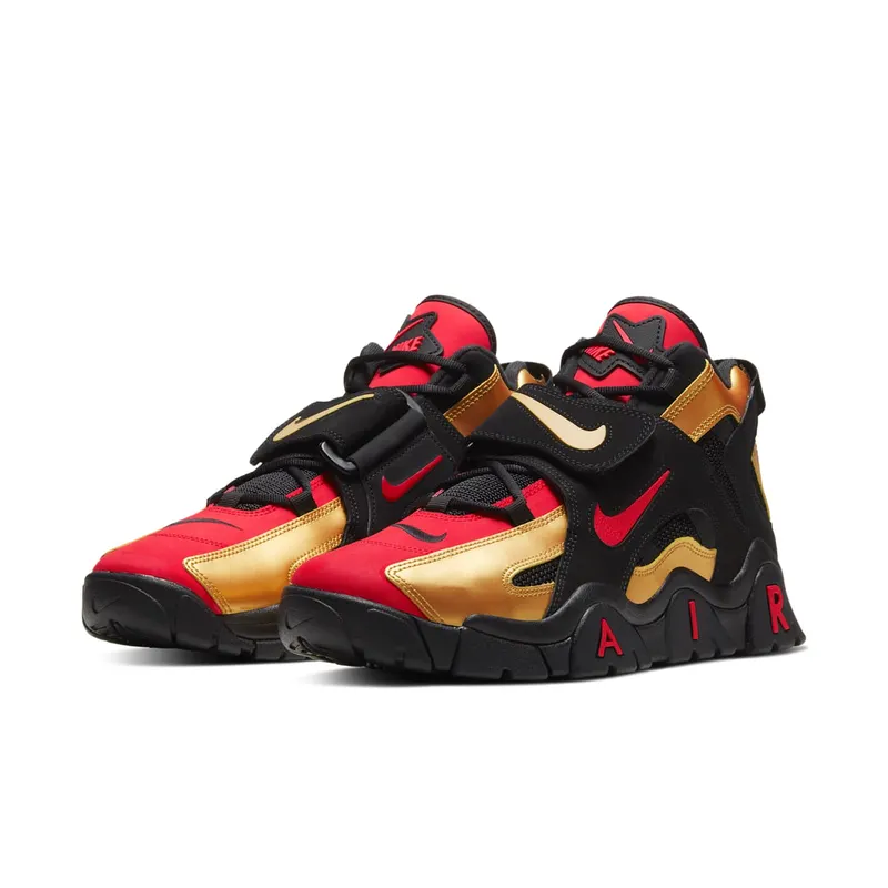Nike Air Barrage Mid Black Metallic Gold (CT1573-700)