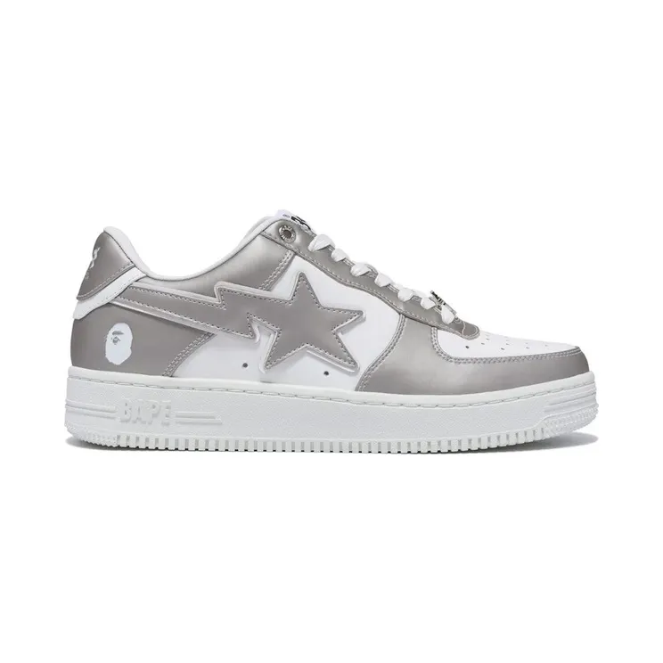 A Bathing Ape Bape Sta #4 Silver (1J80-191-053-SVA)