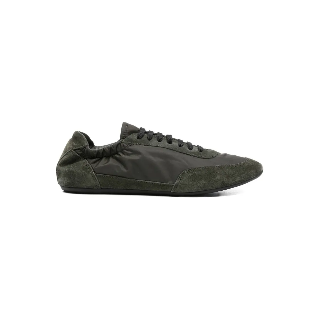 Prada Collapse Re-Nylon en suède elastische “Green” (2EG479D7CF0334)