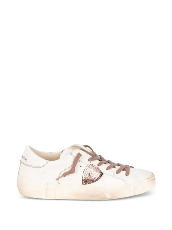 Philippe Model Paris Prsx logo-patch – Beige (PRSXLOWPRLDVZ08)