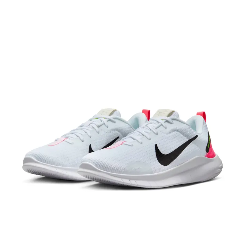 Nike Flex Experience Run 12 White Hot Punch Volt Black (DV0746-102)
