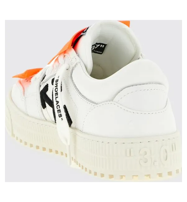 Off-White 3.0 Court Leather And Cotton Sneakers White (OWIA28EC99LEA0010120) (2)