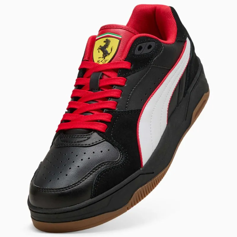Puma Rebound Break Low Scuderia Ferrari Black White Red (308912-01)
