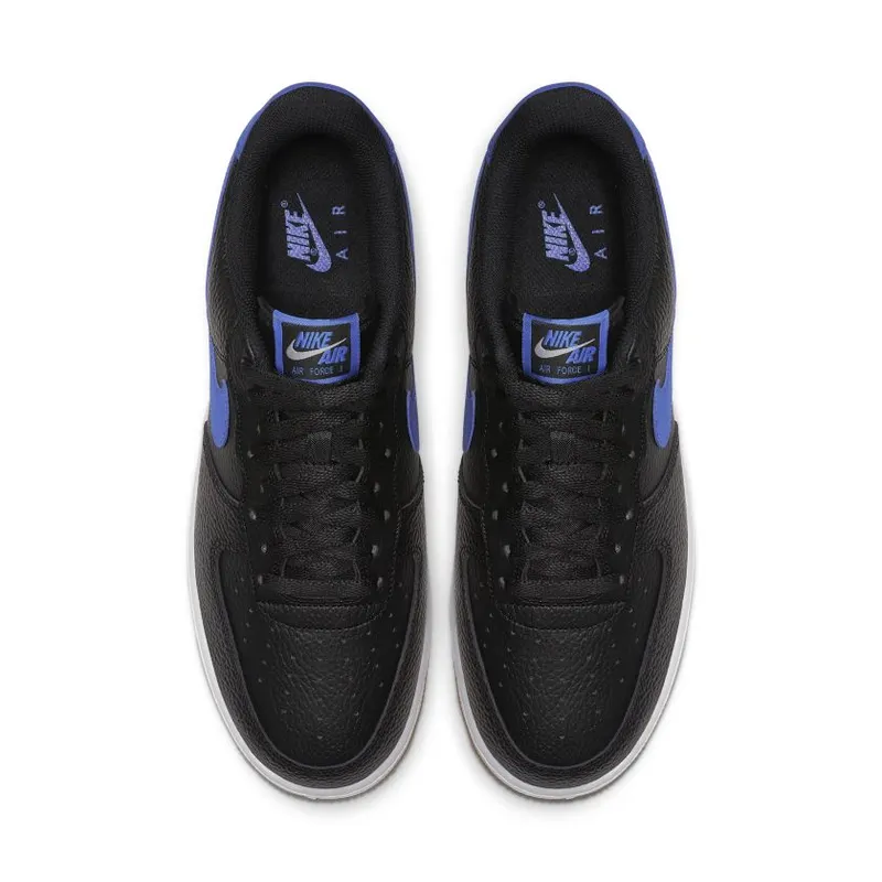 Nike Air Force 1 Low Black Royal Gum Black/White-Gum Medium Brown-Game Royal (CI0057-001)