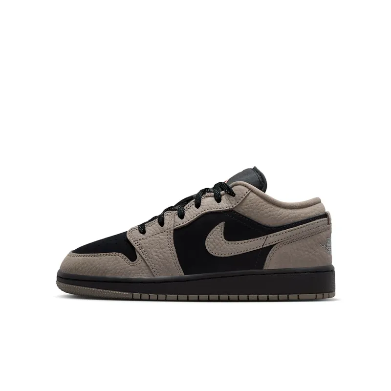 Air Jordan 1 Black/Light Wild Mango/Olive Grey (IB7111-005)