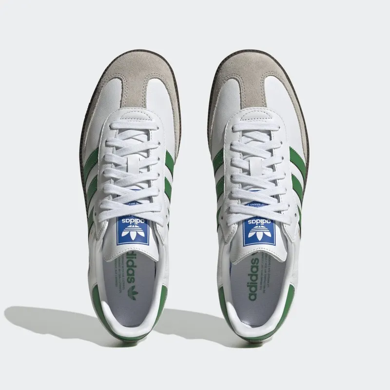 adidas Samba OG White / Green / Gum 5 (IG1024)