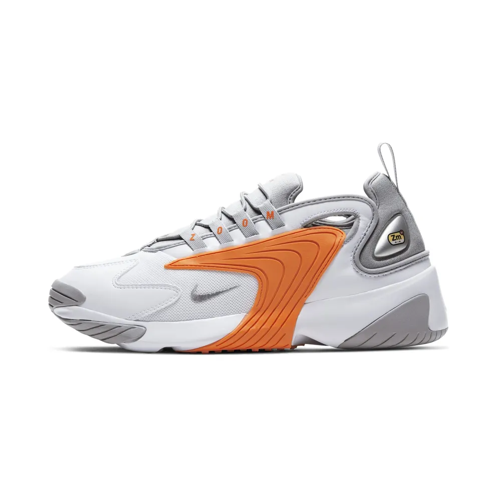 Nike Zoom 2K “White / Total Orange / Light Smoke Grey” (CW2372-100)