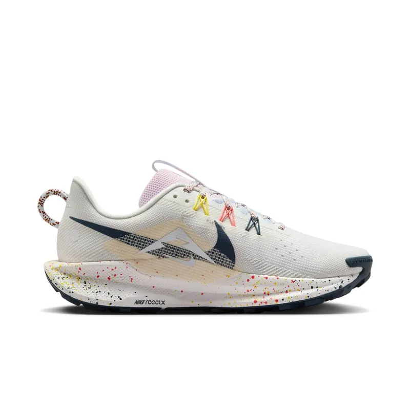 Nike React Pegasus Trail 5 Summit White Football Grey Pink Foam Armory Navy (DV3865-102)