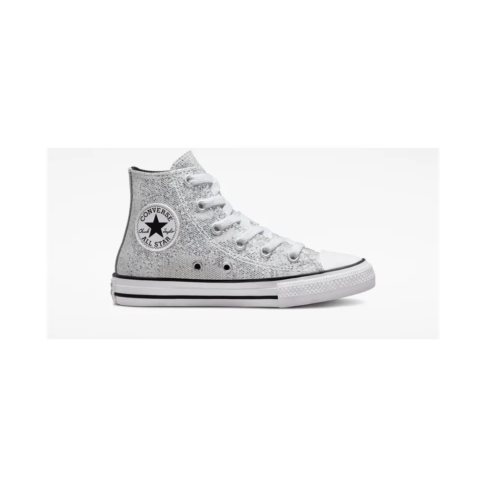 Converse Chuck Taylor All Star Glitter Silver/ash Stone/Black (A01477C)