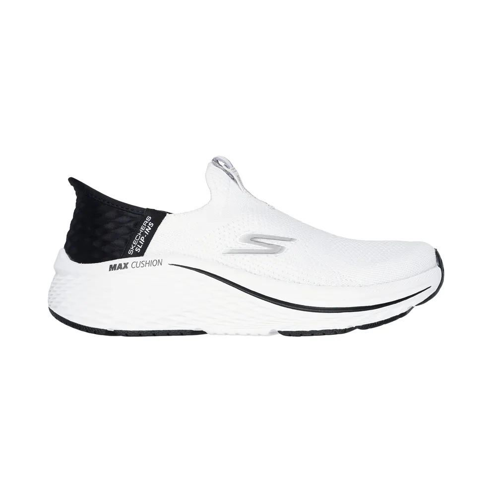 Skechers Slip-ins: Max Cushioning Elite 2.0 – White / Black – “White” (129611 WBK)