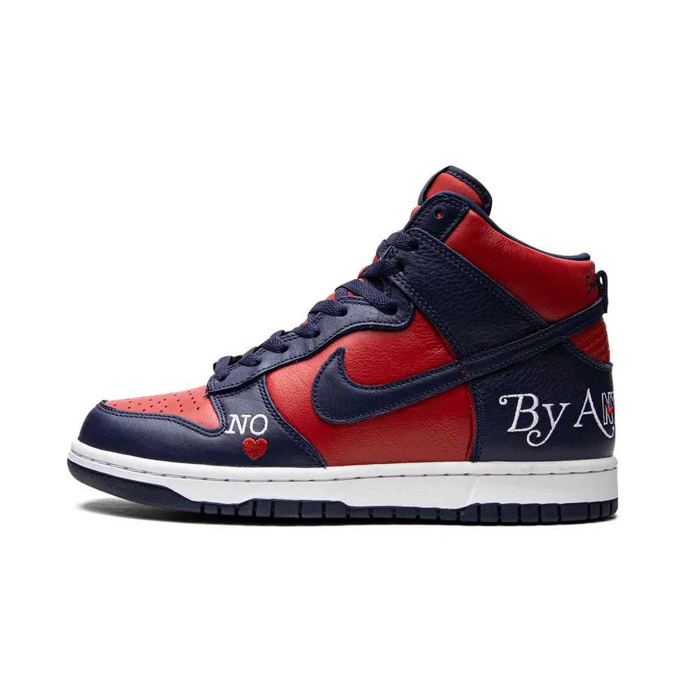 Nike x Supreme Dunk High Navy Red (DN3741-600)