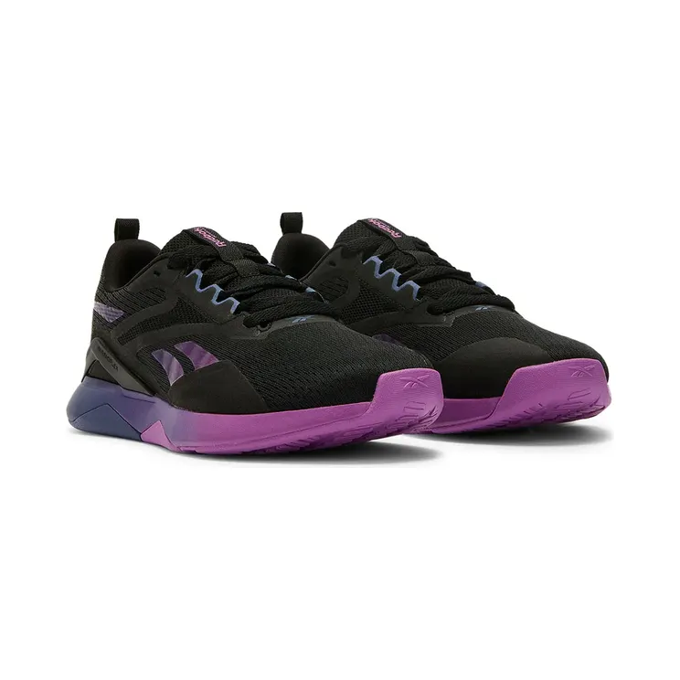 Reebok Nanoflex Black / Purple Rave / Twilight Purple (100211925)