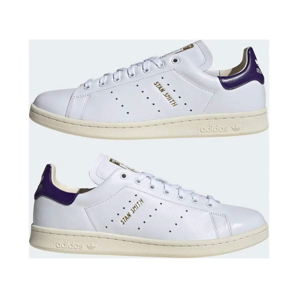 adidas Stan Smith Lux Cloud White Collegiate Purple Cream White (ID1415)