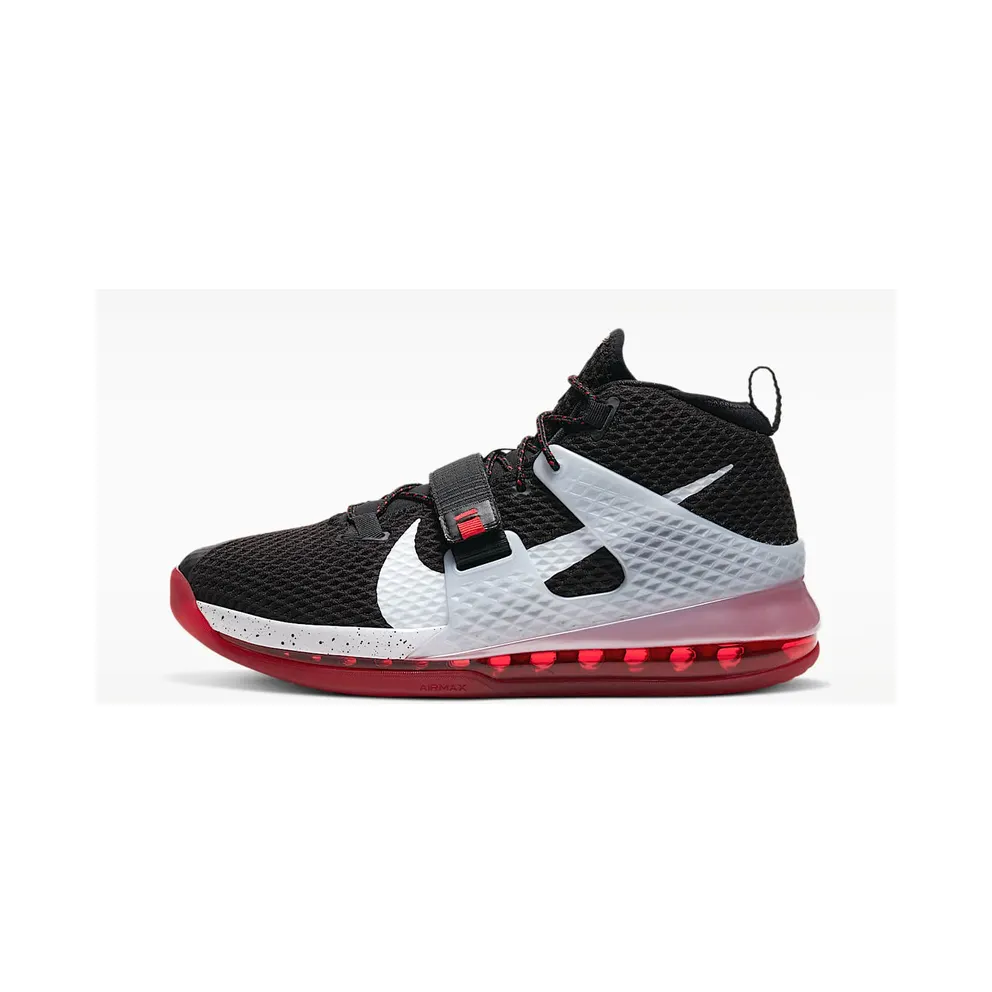 Nike Air Force Max II “Black / University Red / Wolf Grey / White” (AV6243-003)