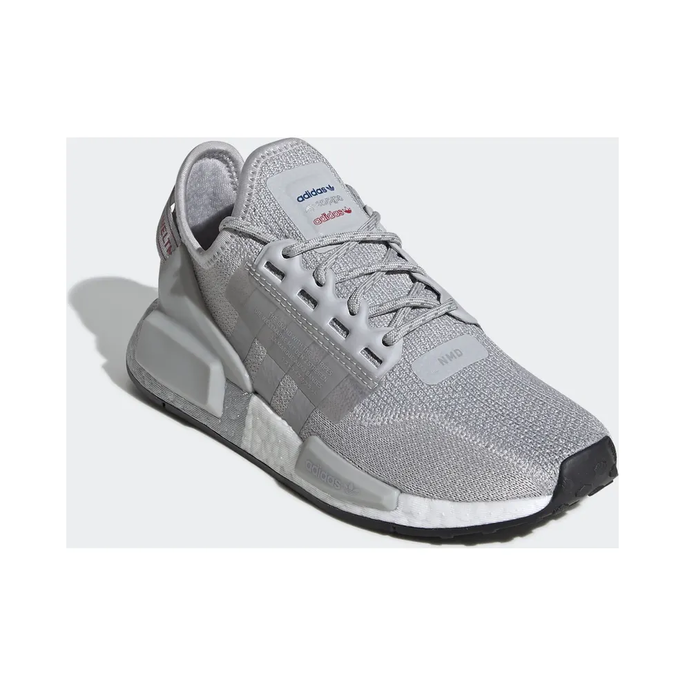 adidas NMD V2 Grey Two Silver Metallic (Youth) Grey Two/Silver Metallic/Core Black (FW8049)