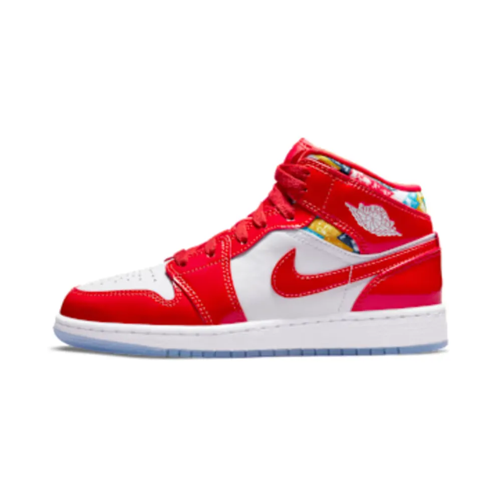 Air Jordan 1 Mid SE Barcelona Sweater (GS) (DC7248-600)
