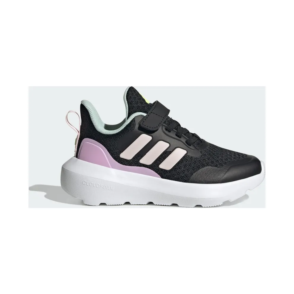 Adidas Fortarun 3 Kids Core Black / Clear Pink / Bliss Lilac (JI2192)