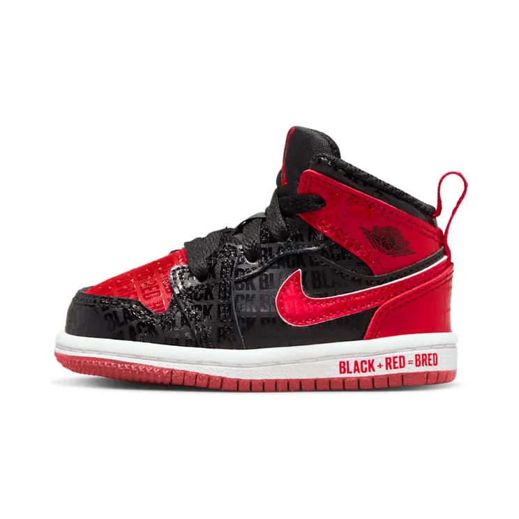 Jordan 1 Mid SS TD “Bred” (DM9649-001)