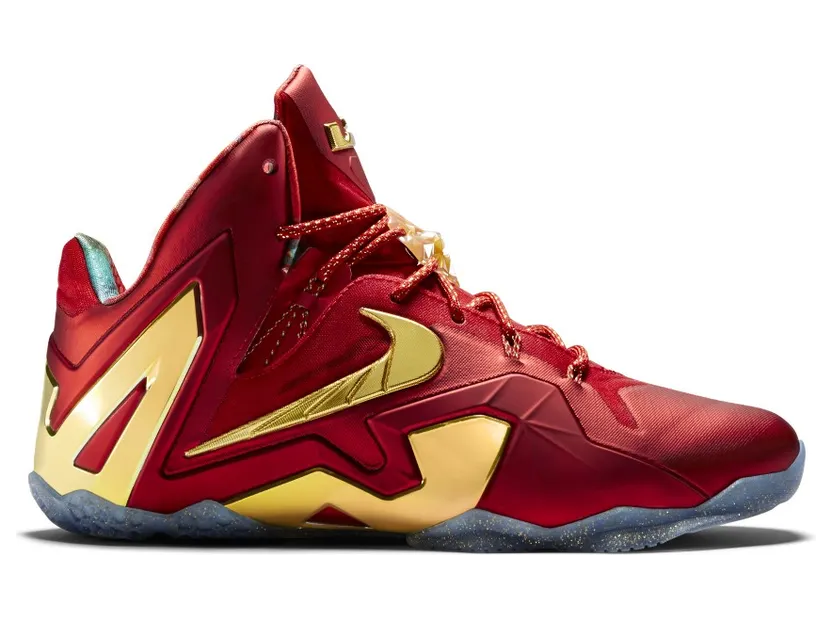 Nike LeBron 11 Elite SE University Red Gold (695226-670)