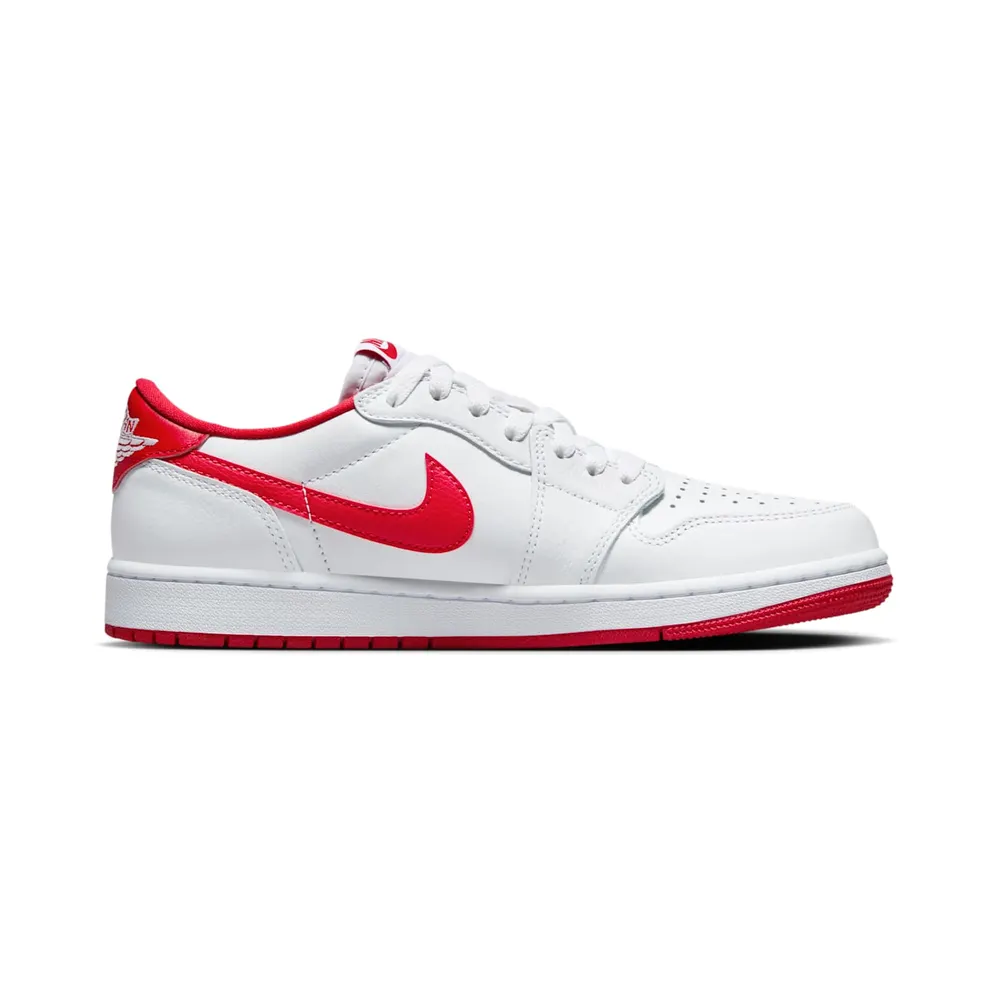 Air Jordan 1 Low OG White/White/University Red (CZ0790-161)