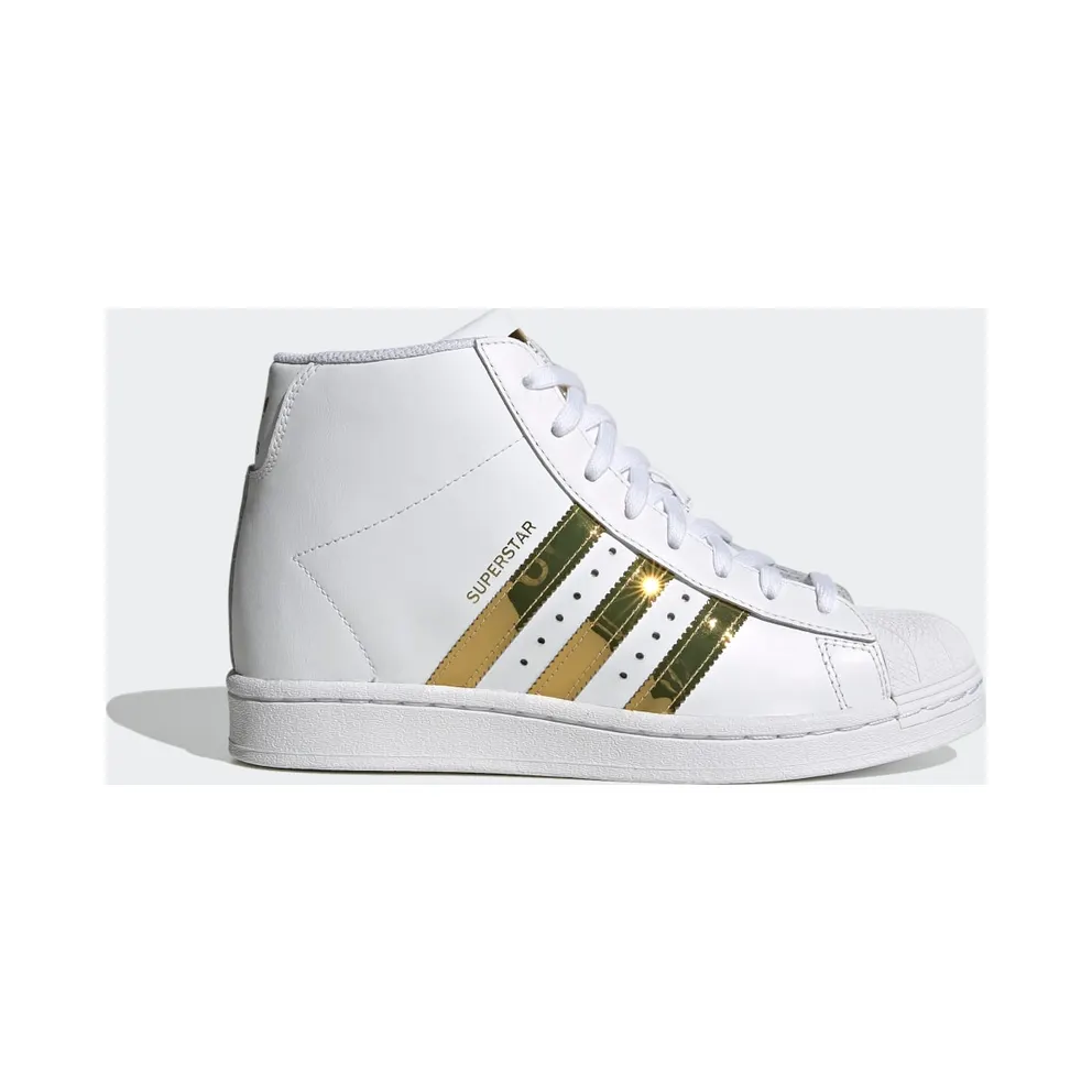 adidas Superstar Up Schuh Cloud White / Gold Metallic / Core Black (FW3905)
