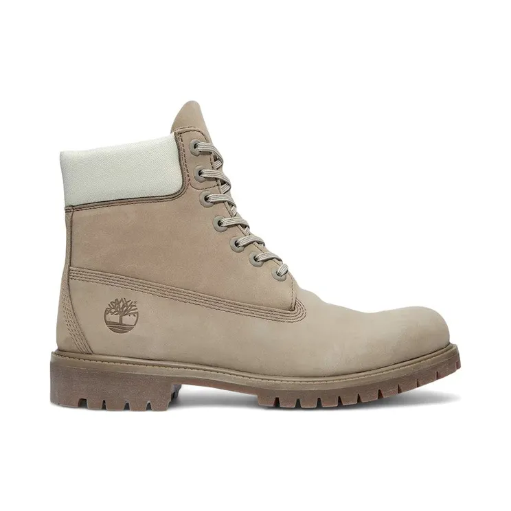 Timberland 6″ Premium Waterproof Boot Grey Nubuck Light Green (TB0A2P6W-A4E)