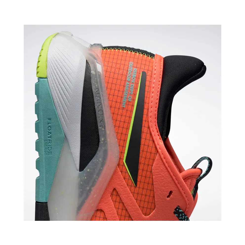 Reebok Nano X2 TR Adventure Orange Flare / Core Black / Solar Acid Yellow (GY2116)