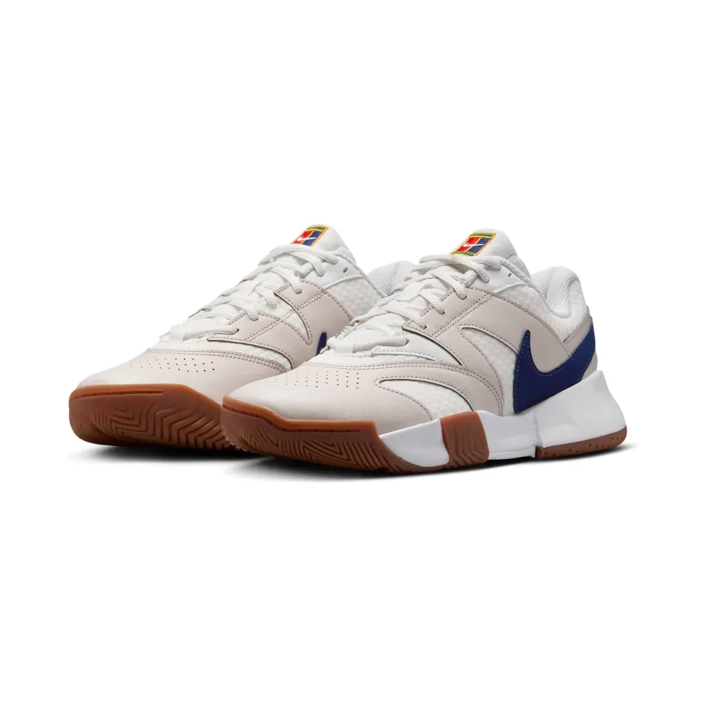 Nike Court Lite 4 Summit White Light Bone White Binary Blue (FD6575-102)