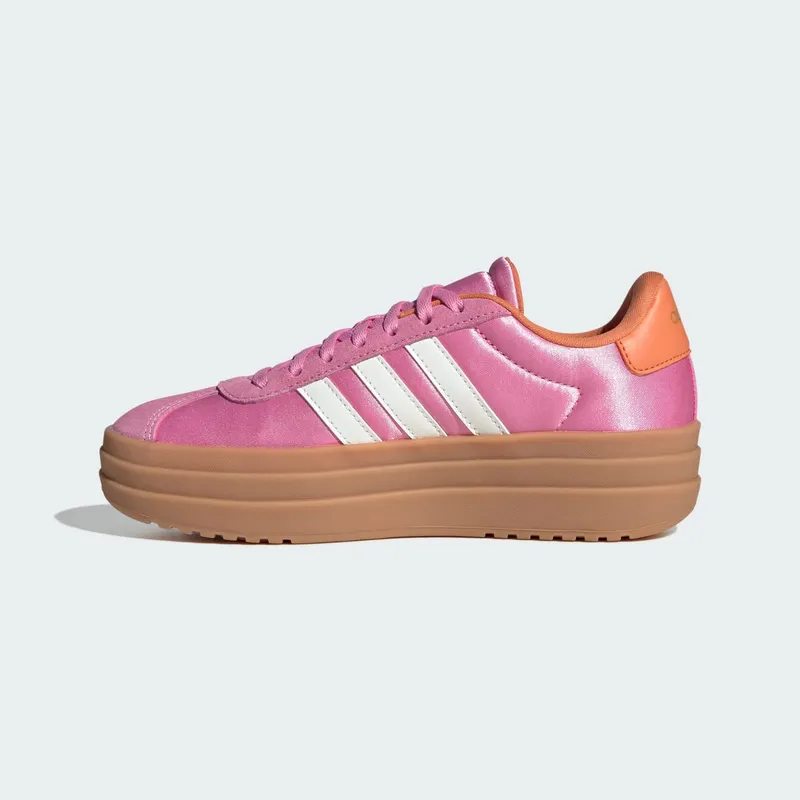 Adidas VL Court Bold Junior Bliss Pink / Off White / Dusky Orange (JQ1875)