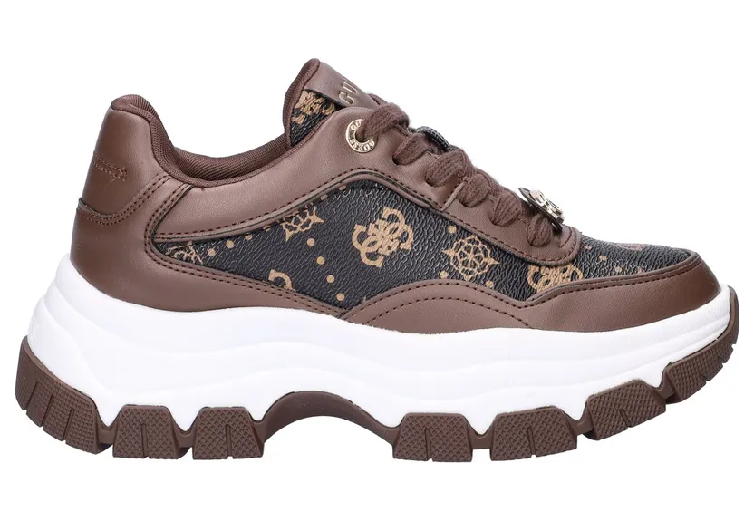 Guess sneaker Bruin (FLFBRT-PEL12-BROWN)