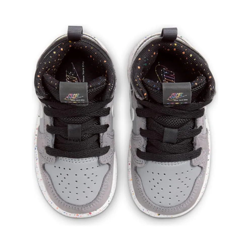 Air Jordan One Mid Gunsmoke / Matte Silver / Black (FZ1208-001)