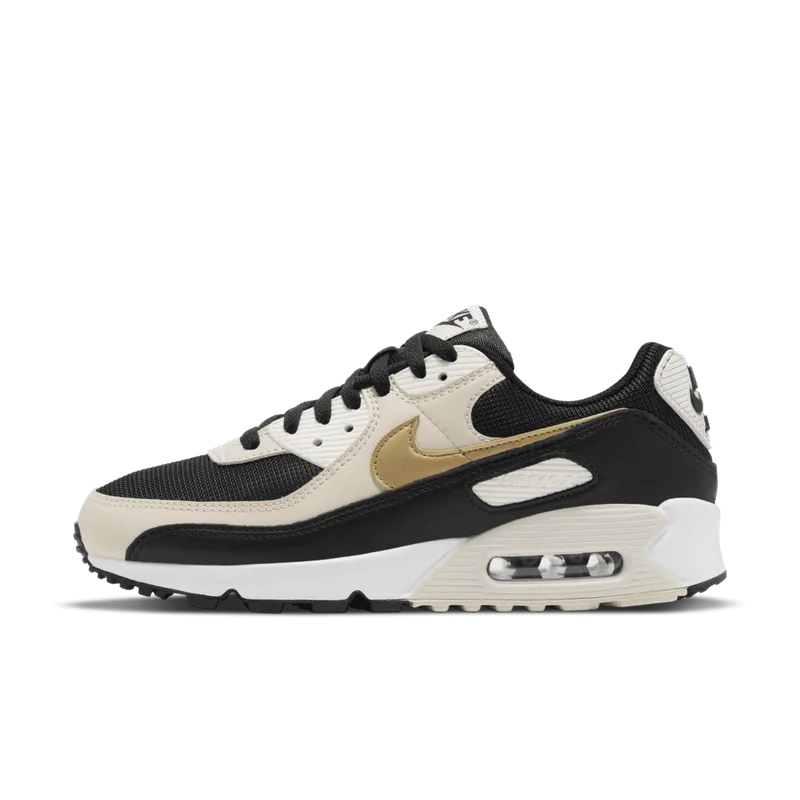 Nike Air Max 90 Black Metallic Gold Summit White Black/Metallic Gold-Summit White (DB9578-001)
