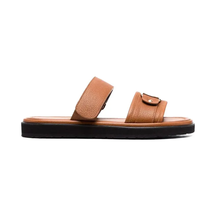 Ferragamo Vara Touch-Strap Sandals Beige Brown (01D794754752)
