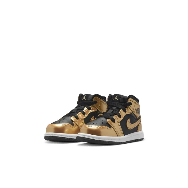 Jordan 1 Mid Se TD “Black / Metallic Gold” (DR6969-071)