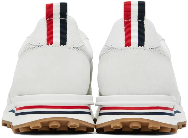 Thom Browne White Tech Runner Low Top Sneaker (MFD180A-03050)