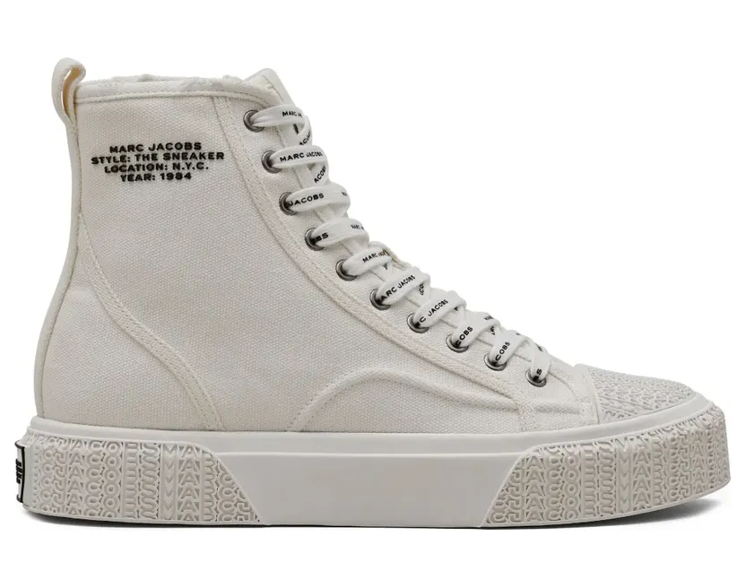 Marc Jacobs High-Top-Sneakers aus Canvas – Weiß (2S4FSN023F02100)