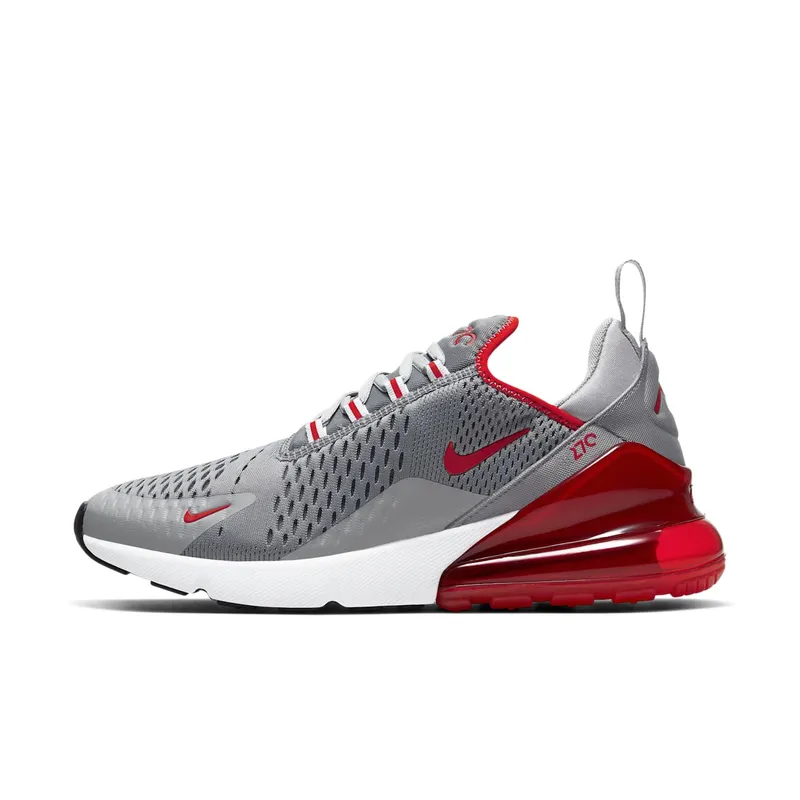 Nike Air Max 270 Particle Grey University Red Particle Grey/University Red-White (CW7048-001)