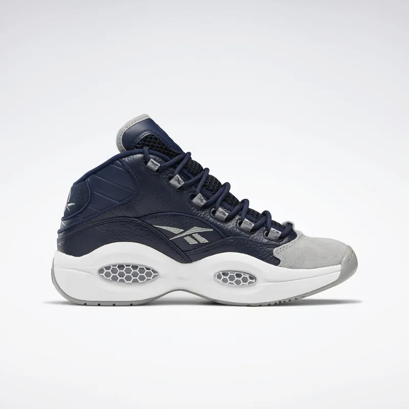 Reebok Question Mid Georgetown (2020) Carbon/Faux Indigo-White (Other Brands Other)