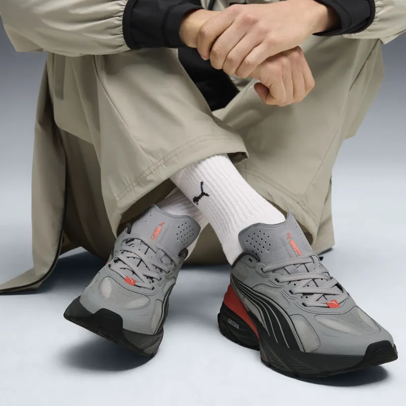 PUMA Fade Nitro™ V2 Gray Echo/Shadow Gray/Red Glamour (403299-11)