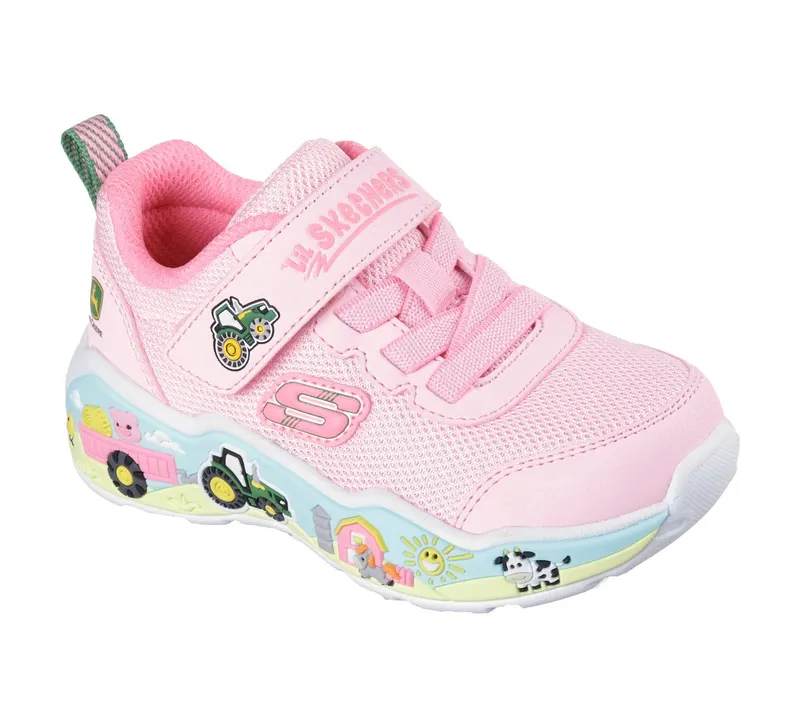 Skechers John Deere: Play Scene – Farm Girlie Sneaker Pink