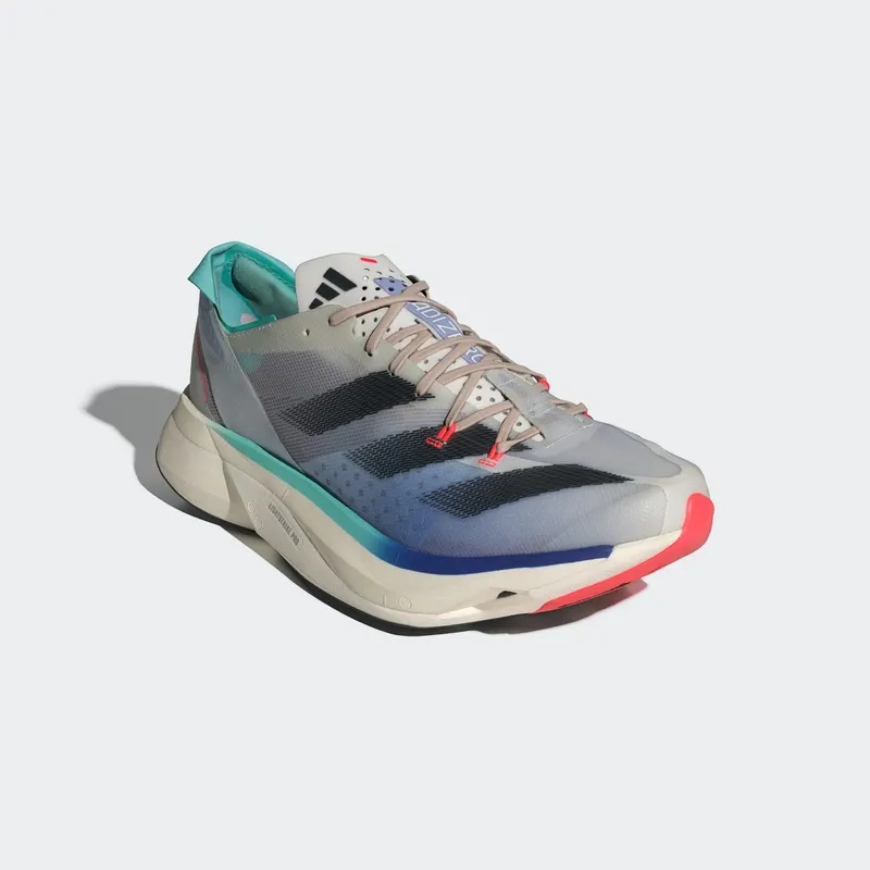 adidas Adizero Adios Pro 3 Off White Aurora Ink Flash Aqua (IE6235)