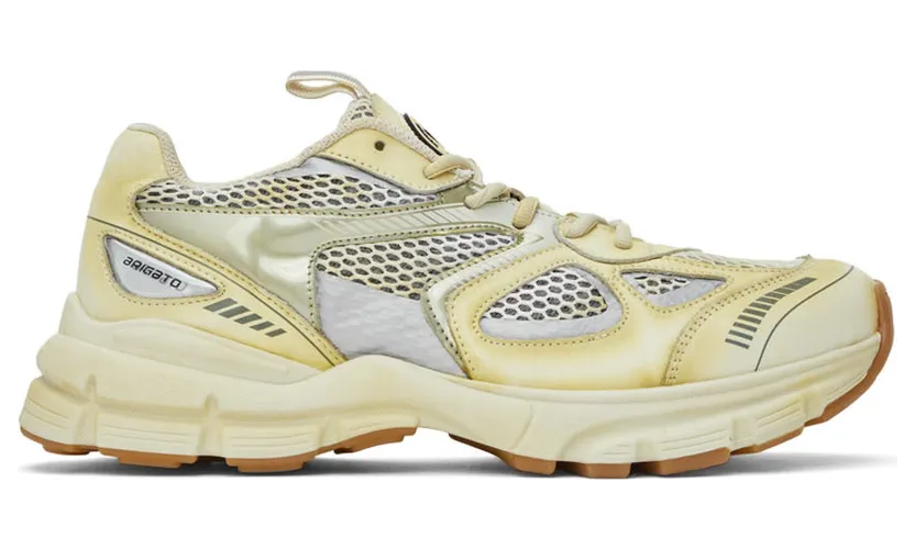 Axel Arigato Yellow Dip-Dye Marathon Sneakers (33111)