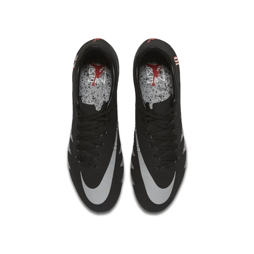 Nike Hypervenom Phinish NJF FG Neymar x Jordan Black/Metallic Silver-Light Crimson-White (820122-006)