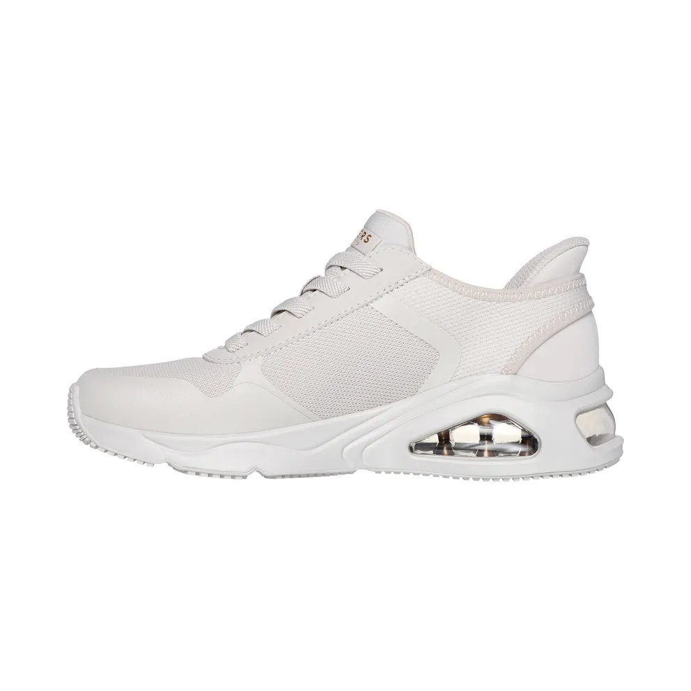 Skechers Slip-ins: Tres-Air Uno – Easy Steppers – Off-White – “White” (177116 OFWT)